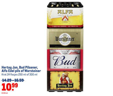 Warsteiner   krat bier folder aanbieding bij  Makro - details