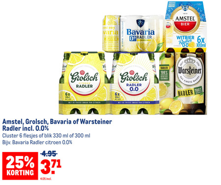 Bavaria   radler bier folder aanbieding bij  Makro - details