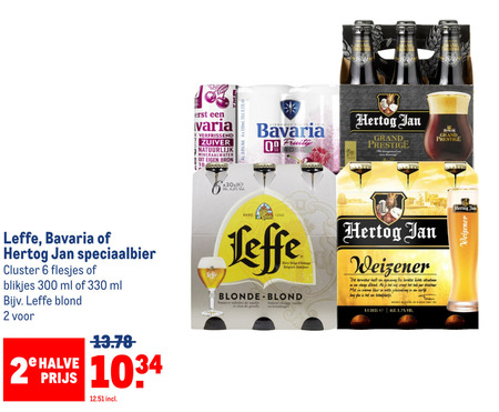 Leffe   blikje bier, speciaalbier folder aanbieding bij  Makro - details