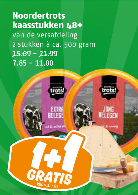 Noordertrots   kaas folder aanbieding bij  Poiesz - details