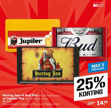 Bud   krat bier folder aanbieding bij  Coop - details