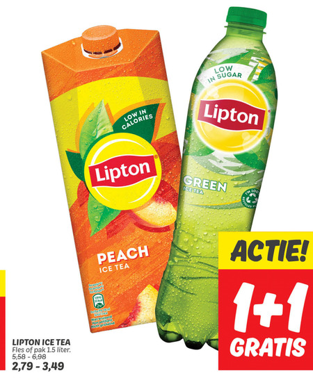 Lipton   ice tea folder aanbieding bij  Dekamarkt - details