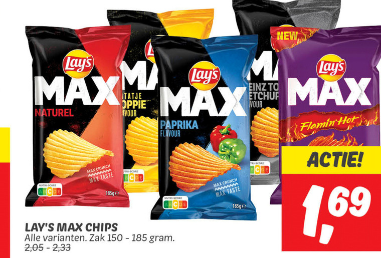 Lays   chips folder aanbieding bij  Dekamarkt - details