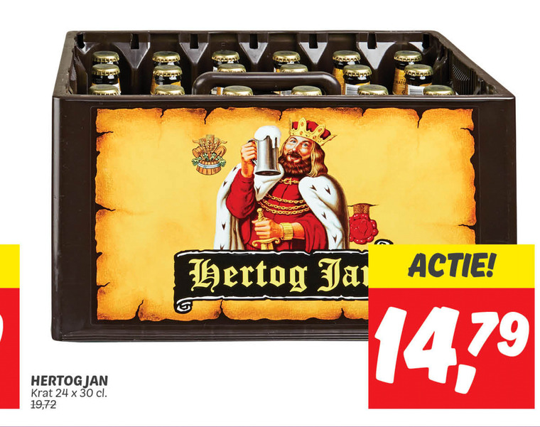 Hertog Jan   krat bier folder aanbieding bij  Dekamarkt - details