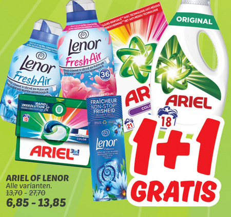 Lenor   wasmiddel, wasverzachter folder aanbieding bij  Dekamarkt - details