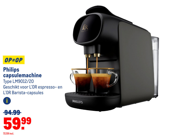 Philips   nespresso apparaat folder aanbieding bij  Makro - details