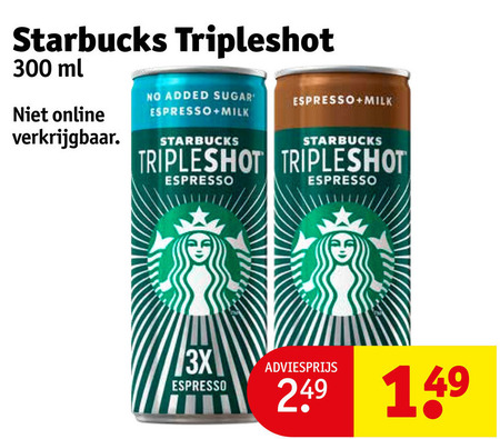 Starbucks   ijskoffie folder aanbieding bij  Kruidvat - details