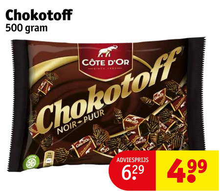 Chokotoff   chocolade folder aanbieding bij  Kruidvat - details