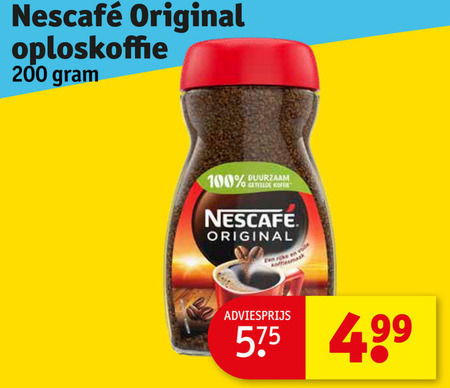 Nescafe   oploskoffie folder aanbieding bij  Kruidvat - details