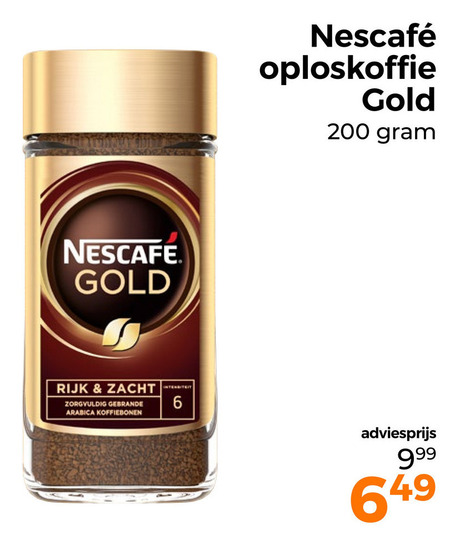 Nescafe   oploskoffie folder aanbieding bij  Trekpleister - details