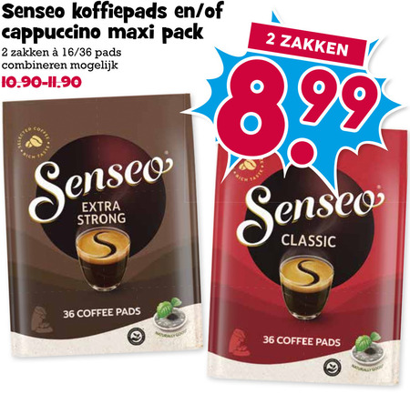 Douwe Egberts Senseo   koffiepad folder aanbieding bij  Boons Markt - details