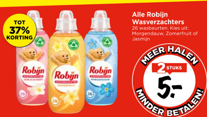 Robijn   wasverzachter folder aanbieding bij  Vomar - details