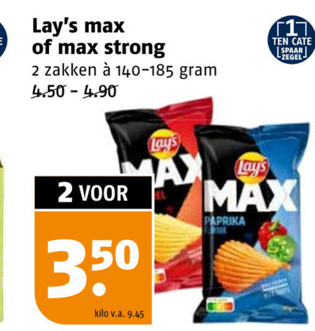 Lays   chips folder aanbieding bij  Poiesz - details