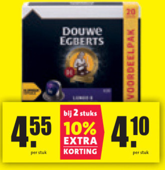 Douwe Egberts   koffiecups folder aanbieding bij  Nettorama - details