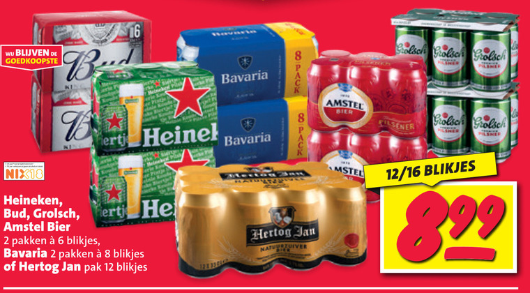 Hertog Jan   blikje bier folder aanbieding bij  Nettorama - details