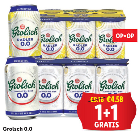 Grolsch   alcoholvrij bier folder aanbieding bij  Lidl - details