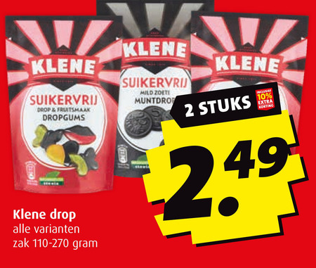 Klene   drop folder aanbieding bij  Boni - details