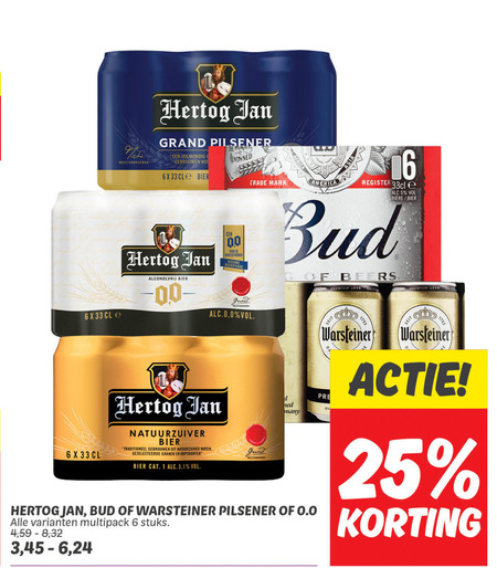 Bud   blikje bier folder aanbieding bij  Dekamarkt - details