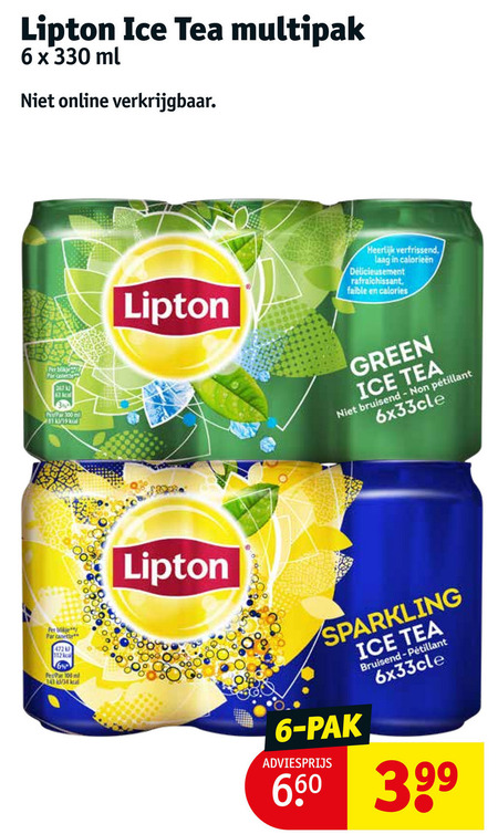 Lipton   ice tea folder aanbieding bij  Kruidvat - details