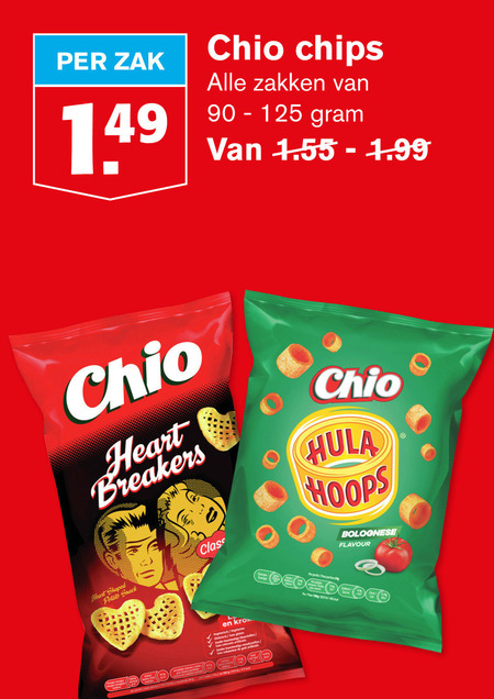 Chio   zoutje folder aanbieding bij  Hoogvliet - details