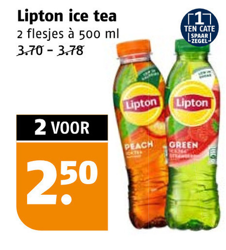 Lipton   ice tea folder aanbieding bij  Poiesz - details