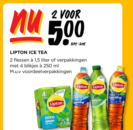 Lipton   ice tea folder aanbieding bij  Jumbo - details