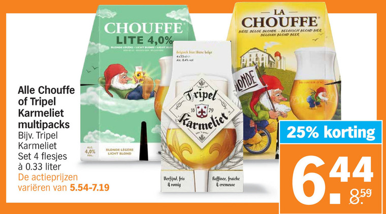 La Chouffe   speciaalbier folder aanbieding bij  Albert Heijn - details