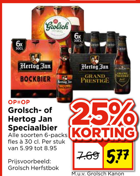 Hertog Jan   speciaalbier folder aanbieding bij  Vomar - details