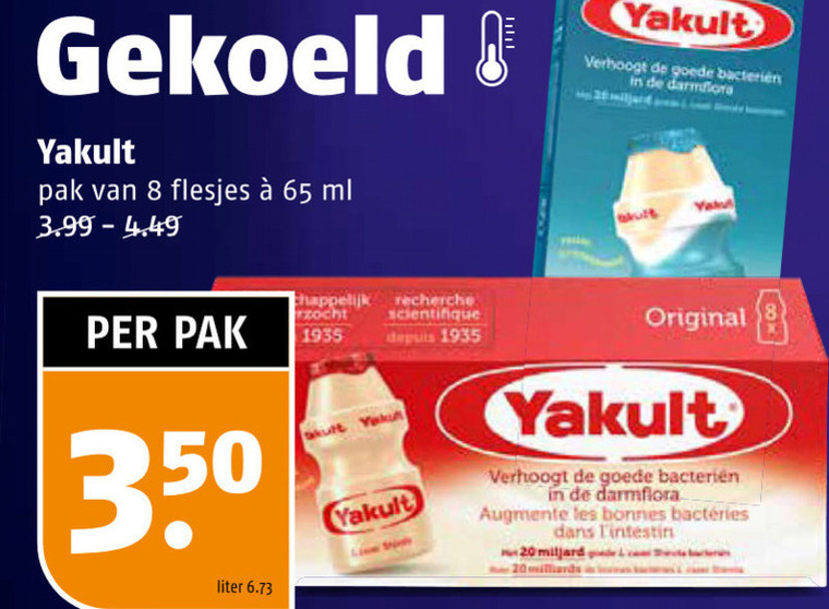 Yakult   drinkyoghurt folder aanbieding bij  Poiesz - details