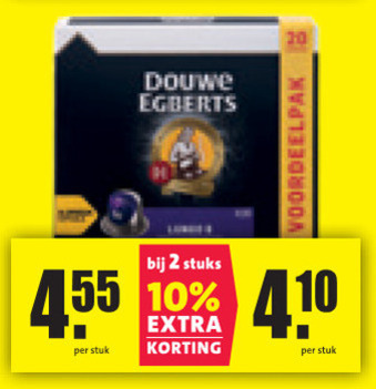 Douwe Egberts   koffiecups folder aanbieding bij  Nettorama - details