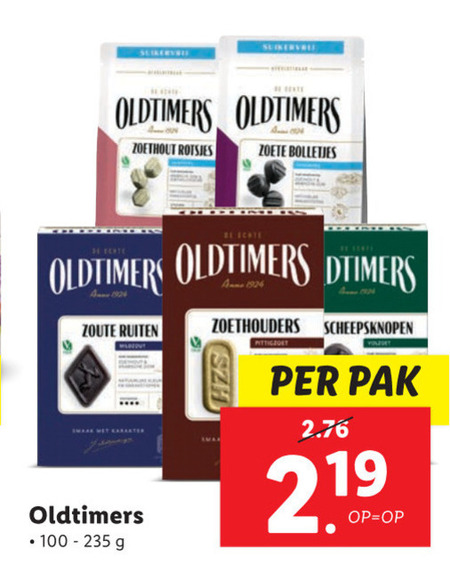 Oldtimers   drop folder aanbieding bij  Lidl - details