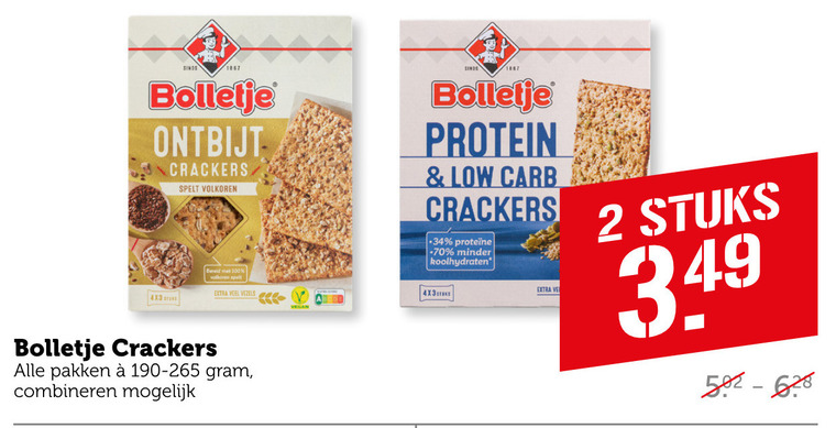 Bolletje   crackers folder aanbieding bij  Coop - details