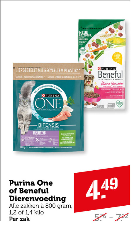 Beneful   kattenvoer, hondenvoer folder aanbieding bij  Coop - details