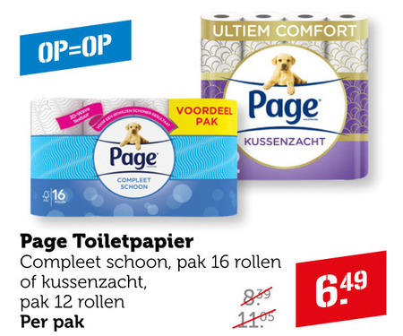 Page   toiletpapier folder aanbieding bij  Coop - details