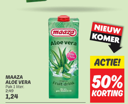 Maaza   fruitdrank folder aanbieding bij  Dekamarkt - details