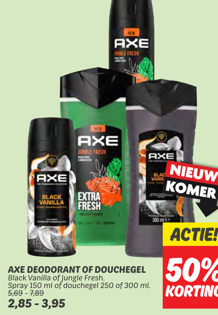 Axe   deodorant, douchegel folder aanbieding bij  Dekamarkt - details