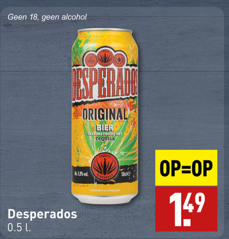 Desperados   speciaalbier folder aanbieding bij  Aldi - details