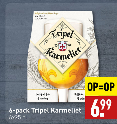 Karmeliet   speciaalbier folder aanbieding bij  Aldi - details