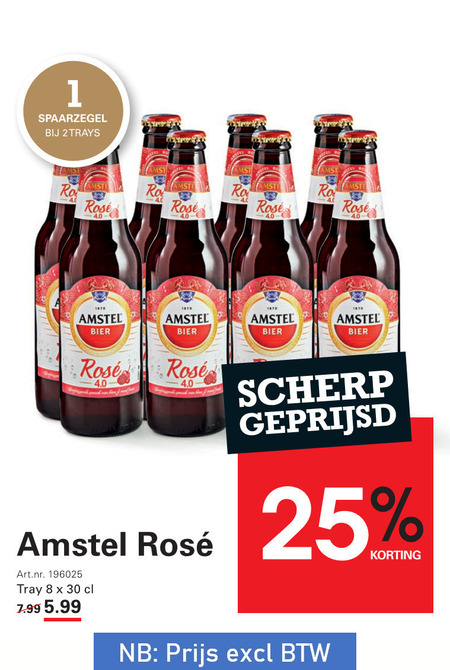 Amstel   speciaalbier folder aanbieding bij  Sligro - details