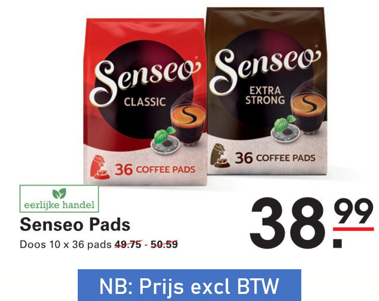 Douwe Egberts Senseo   koffiepad folder aanbieding bij  Sligro - details