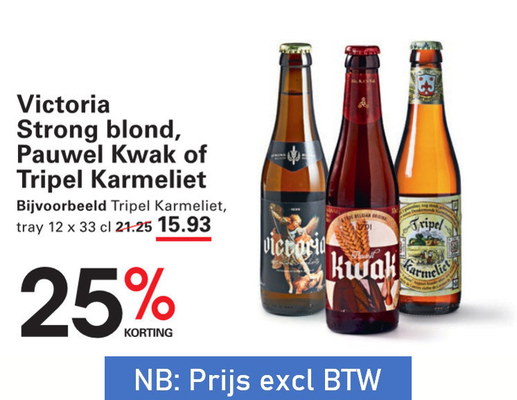 Karmeliet   speciaalbier folder aanbieding bij  Sligro - details