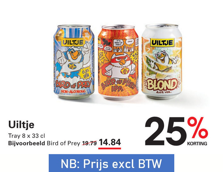 Uiltje   speciaalbier folder aanbieding bij  Sligro - details