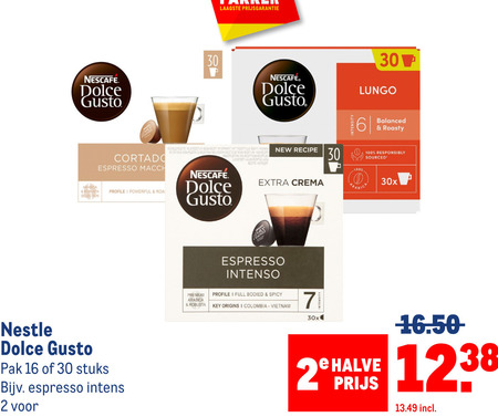 Nescafe   dolce gusto capsules folder aanbieding bij  Makro - details