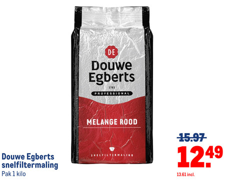 Douwe Egberts   koffie folder aanbieding bij  Makro - details