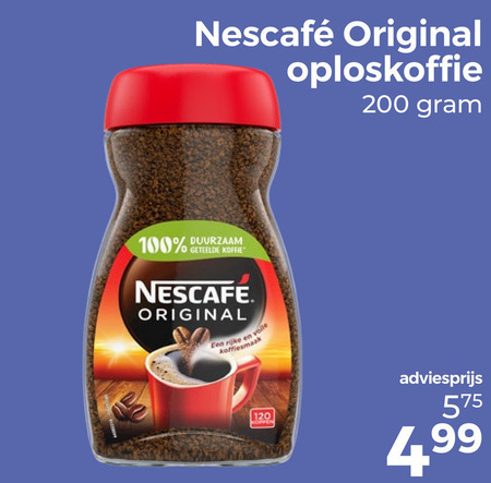 Nescafe   oploskoffie folder aanbieding bij  Trekpleister - details