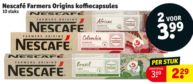 Nescafe   koffiecups folder aanbieding bij  Kruidvat - details