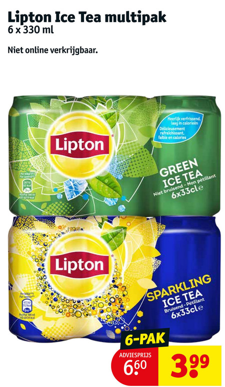 Lipton   ice tea folder aanbieding bij  Kruidvat - details