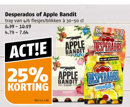 Desperados   speciaalbier, appelcider folder aanbieding bij  Poiesz - details