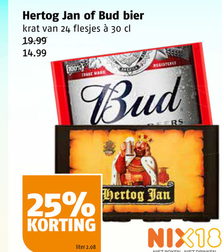 Hertog Jan   krat bier folder aanbieding bij  Poiesz - details