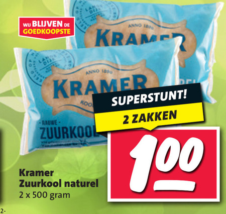 Kramer   zuurkool folder aanbieding bij  Nettorama - details